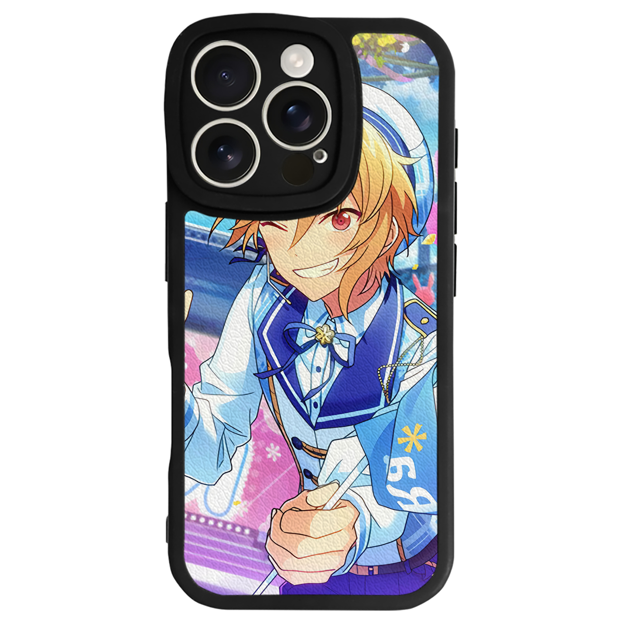（画像用） あんさんぶるスターズ! Ensemble Stars 【iPhone 16シリーズ対応】シリコンスマホケース（レザー調） 材質：シリコン